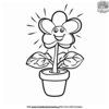 Easy Plant Coloring Pages