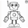 Basic Robot Coloring Pages