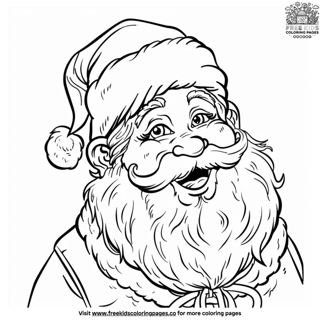 Easy Santa Coloring Pages easy-santa-coloring-pages