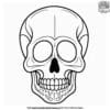 Easy Skull Coloring Pages