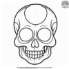 Easy Skull Coloring Pages