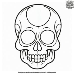 Beginner Skull Coloring Pages