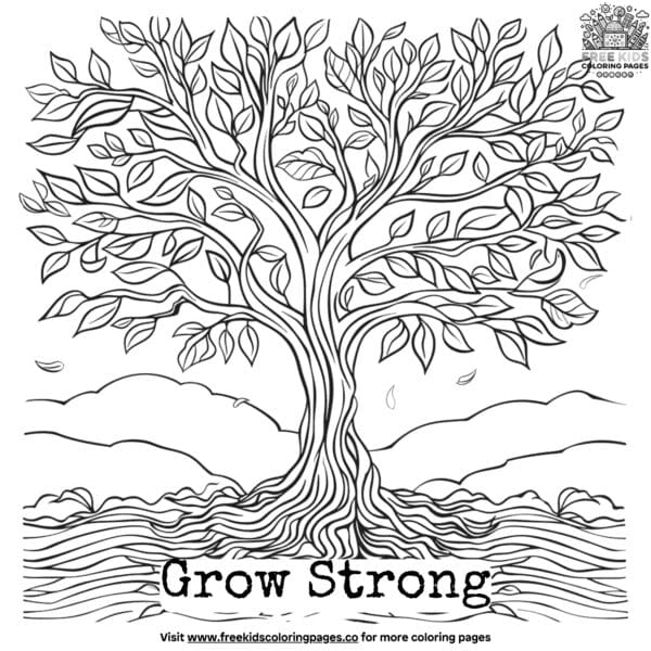 Easy inspirational coloring page collection