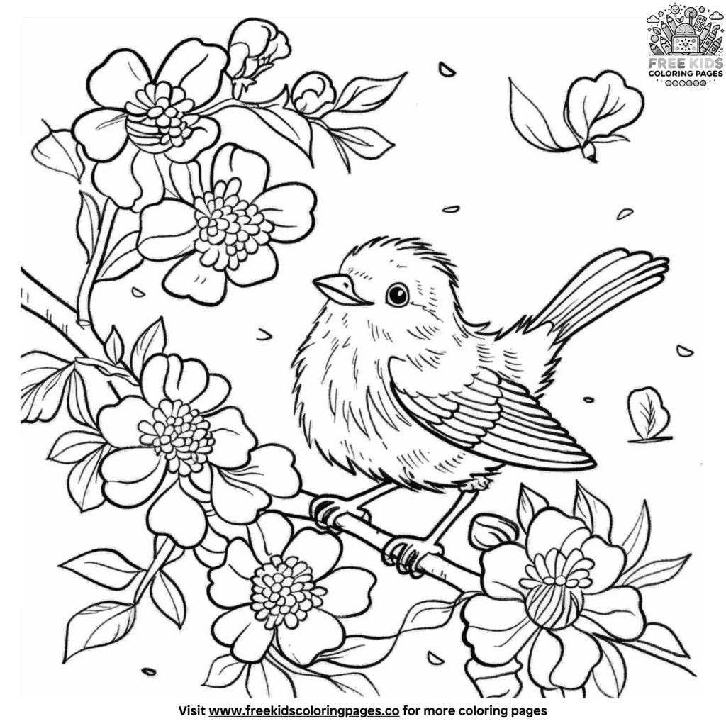 Effortless easy bird coloring pages: fun and simple for kids