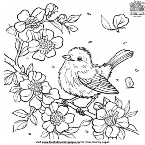 Effortless easy bird coloring pages: fun and simple for kids