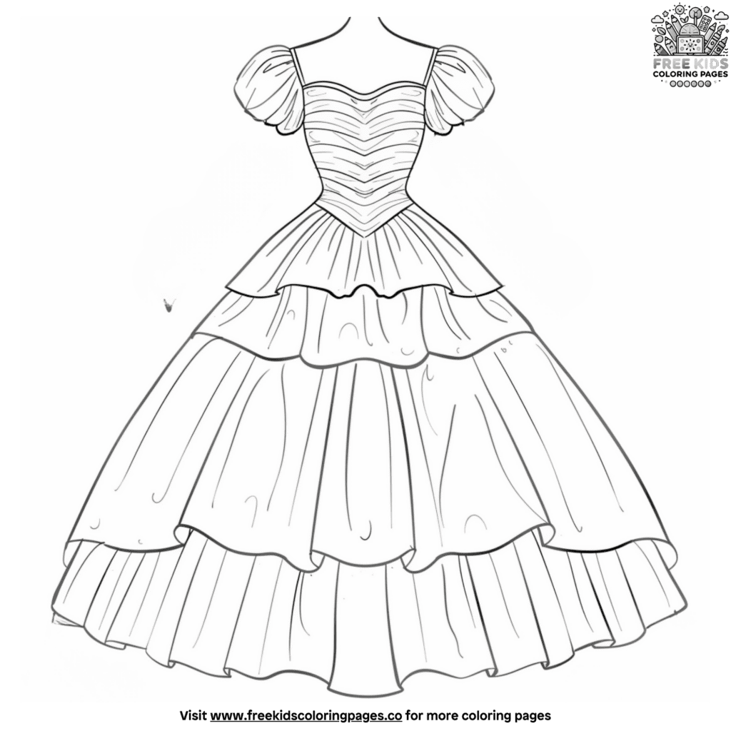 elegant-ball-gown-dress-coloring-pages