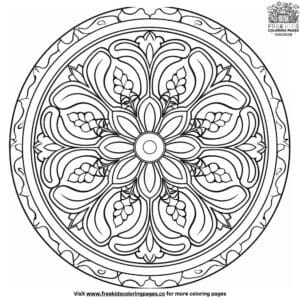 Exquisite Medallion Coloring Pages