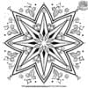 Star Mandala Coloring Pages