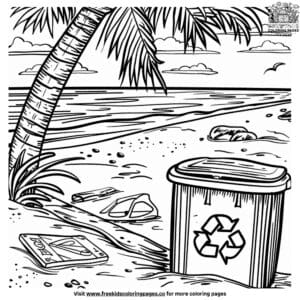 Elementary School Earth Day Coloring Pages