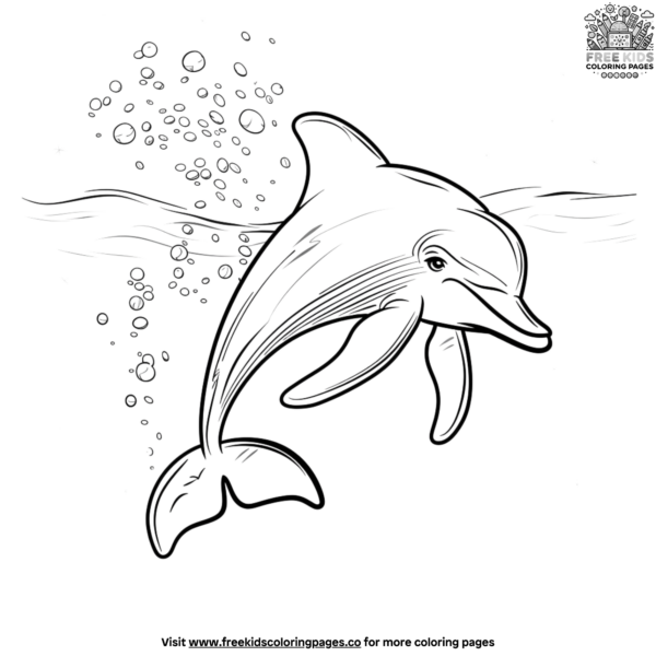barbie dolphin coloring pages