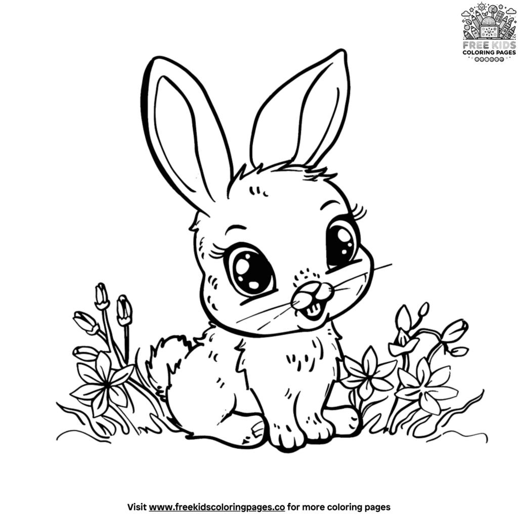 Lovable And Cute Animal Coloring Pages For Kids