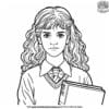 Enchanting Hermione Granger Coloring Pages