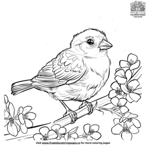 Sweet Baby Bird Coloring Pages: Cute And Cuddly Designs For Kids