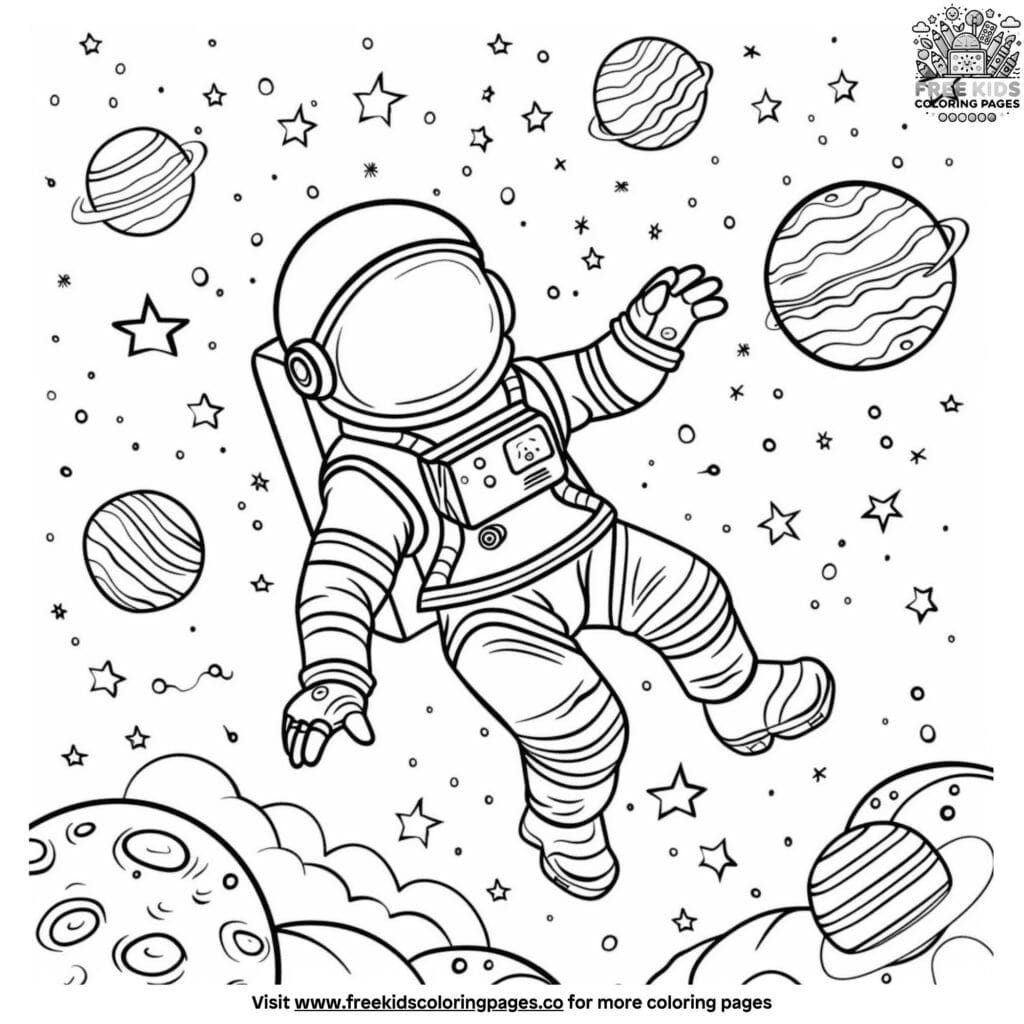 Kids cartoon coloring pages