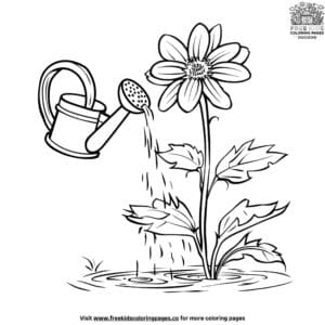 Tree Planting Coloring Pages