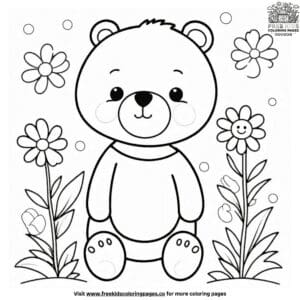 Exciting Preschool Bear Coloring Pages: Learning Made Fun