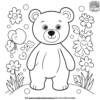 preschool bear coloring pages