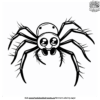 Preschool Spider Coloring Pages