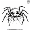 Playful Preschool Spider Coloring Pages