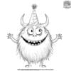 Hilarious Funny Monster Coloring Pages