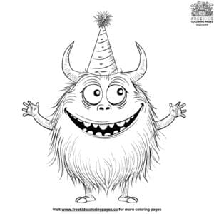 Hilarious Funny Monster Coloring Pages