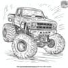 Ultimate Monster Truck Coloring Pages