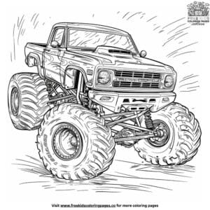 Ultimate Monster Truck Coloring Pages