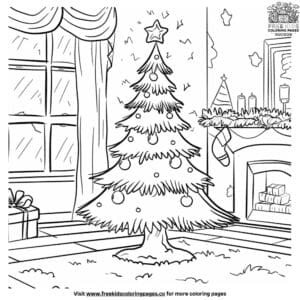 Delightful Christmas Tree Coloring Pages for Kids