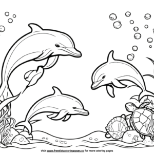 Coloring Pages for Kids Ocean Adventures