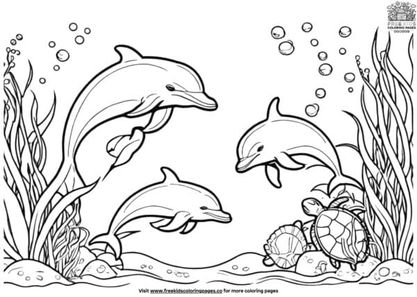 Coloring pages for kids ocean adventures