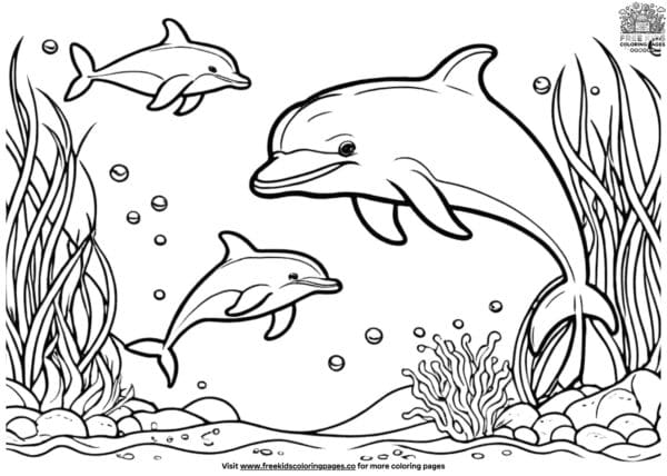 Engaging ocean coloring pages for kids