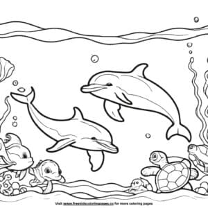 Captivating ocean coloring pages for kids