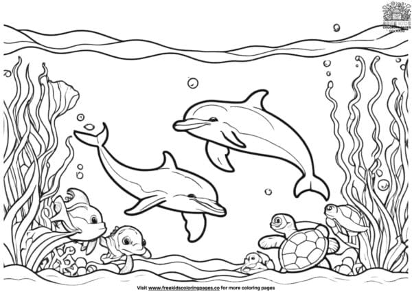 Captivating ocean coloring pages for kids