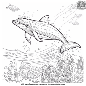 Dolphin Adventure Coloring Pages