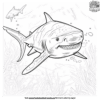 Charming Easy Shark Coloring Pages For Little Hands