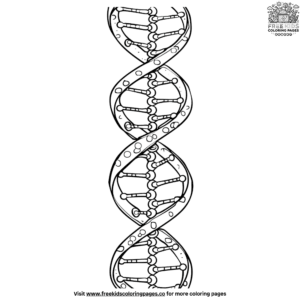 DNA Structure Science Coloring Pages