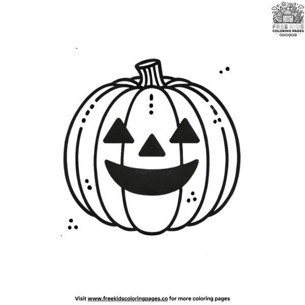 Exciting halloween pumpkin coloring pages