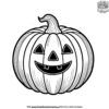 Dynamic Halloween Pumpkin Coloring Pages