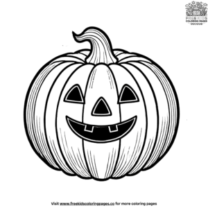 Dynamic halloween pumpkin coloring pages