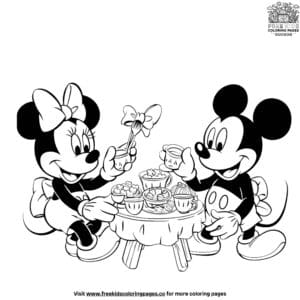 Exciting Mickey and Friends Coloring Pages