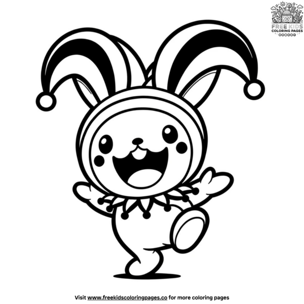 Sanrio Coloring Pages Featuring Kuromi