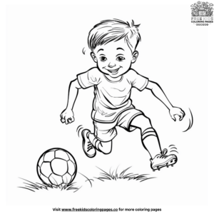 Exciting Soccer Coloring Pages For Kids