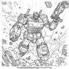 Exciting Transformer Robot Coloring Pages