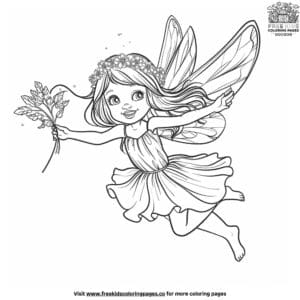 Fairy Coloring Pages for Kids