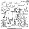 Farm Coloring Pages for Children