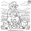 Farm Coloring Pages for Toddlers