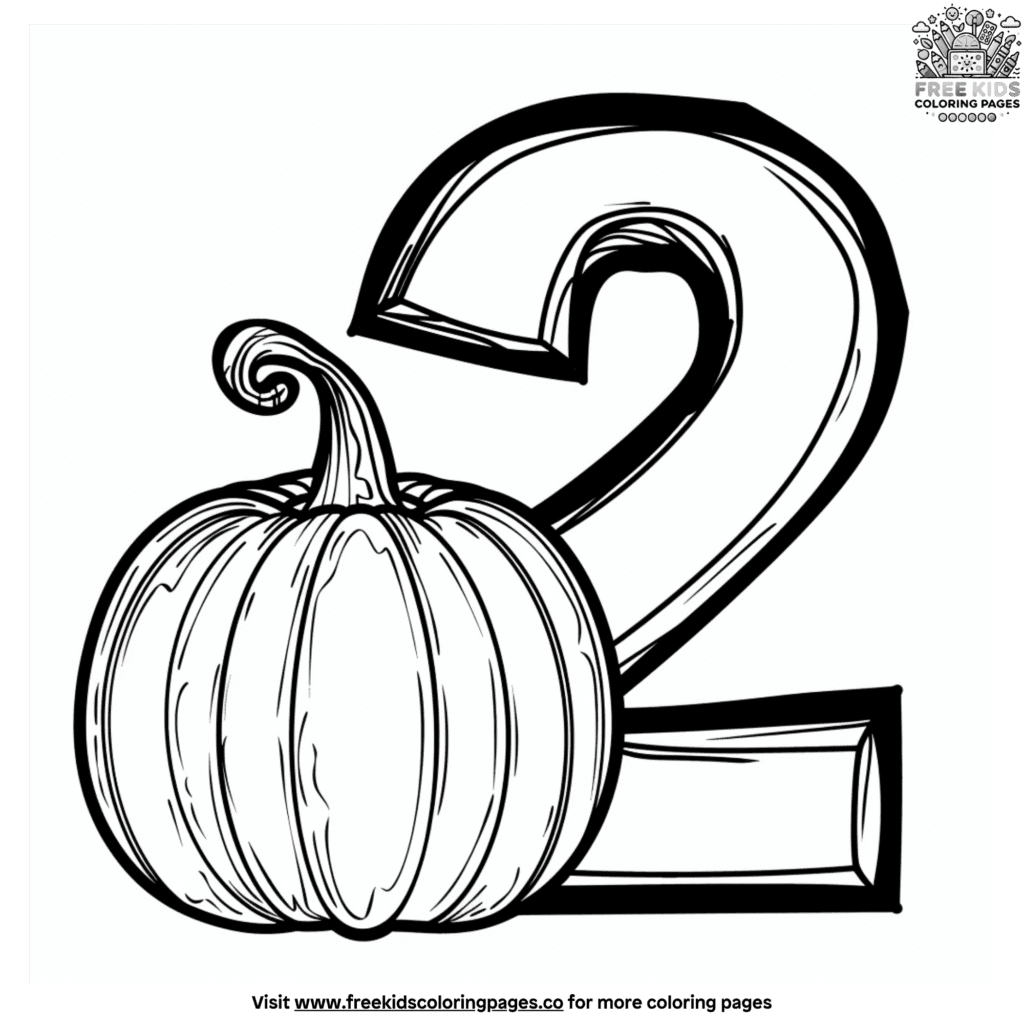 Holiday-themed number coloring pages