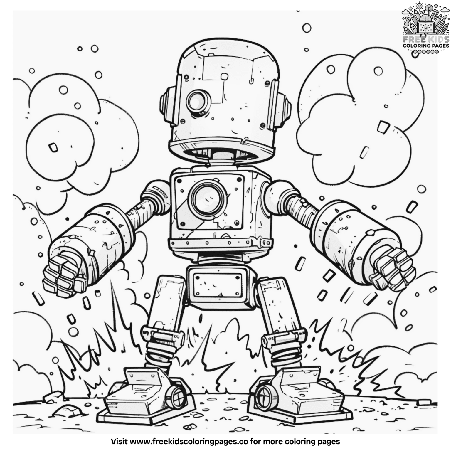 25+ Astonishing Robot Coloring Pages Fun And Educational For Kids