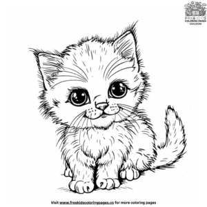 Snuggly felines coloring pages