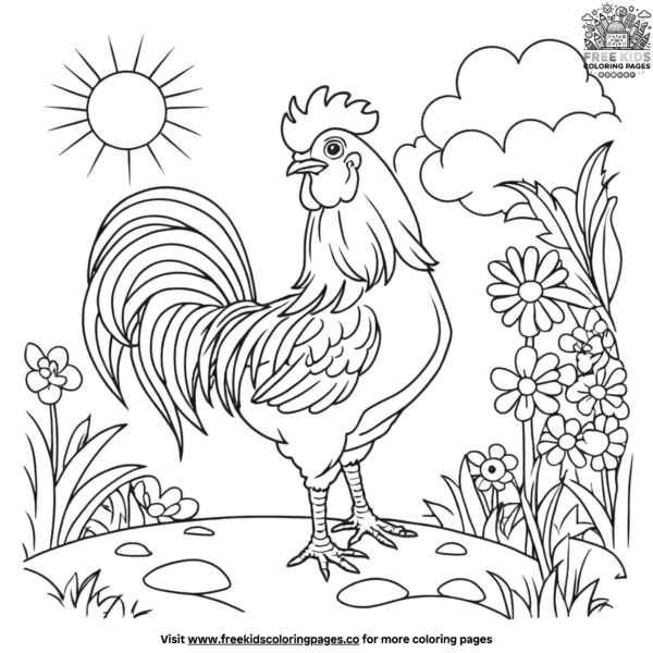 Printable Farm Animal Coloring Pages